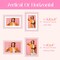 Light Pink 4x6 Picture Frame, Wood Photo Frame with Mat for 3.5x5 or 4x6 Display – Decorative Tabletop & Wall Mount Collage Frame, 1 Pack Gift for Home Décor